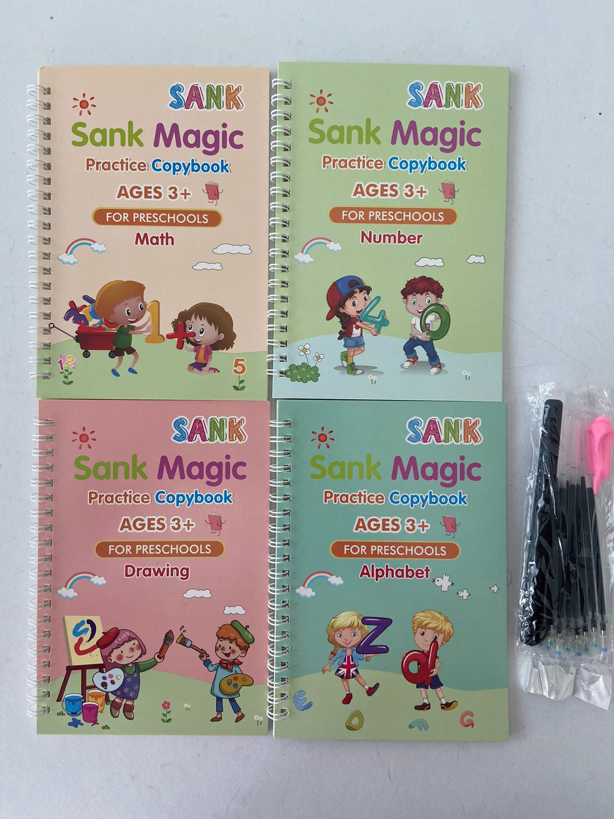SET LIBROS CALIGRAFIA MAGICO SANDMAGIC