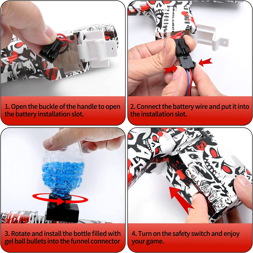 RIFLE HIDROGEL AK + 5.000 bolitas gratis