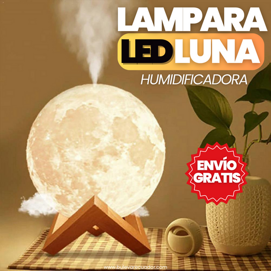 LAMPARA LUNAR HUMIFICADORA