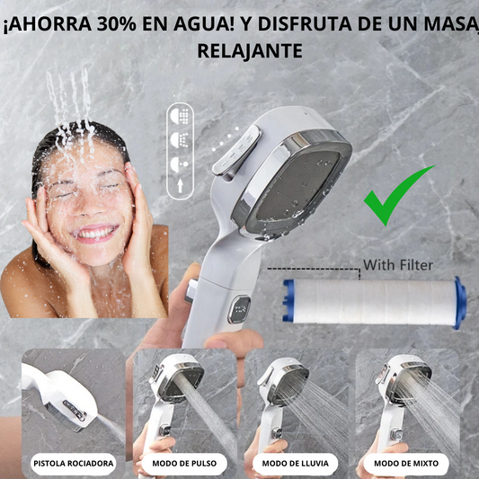 HANDHELD SHOWER™ BOQUILLA DE DUCHA DE ALTA PRESIÓN DE 4 POSICIONES