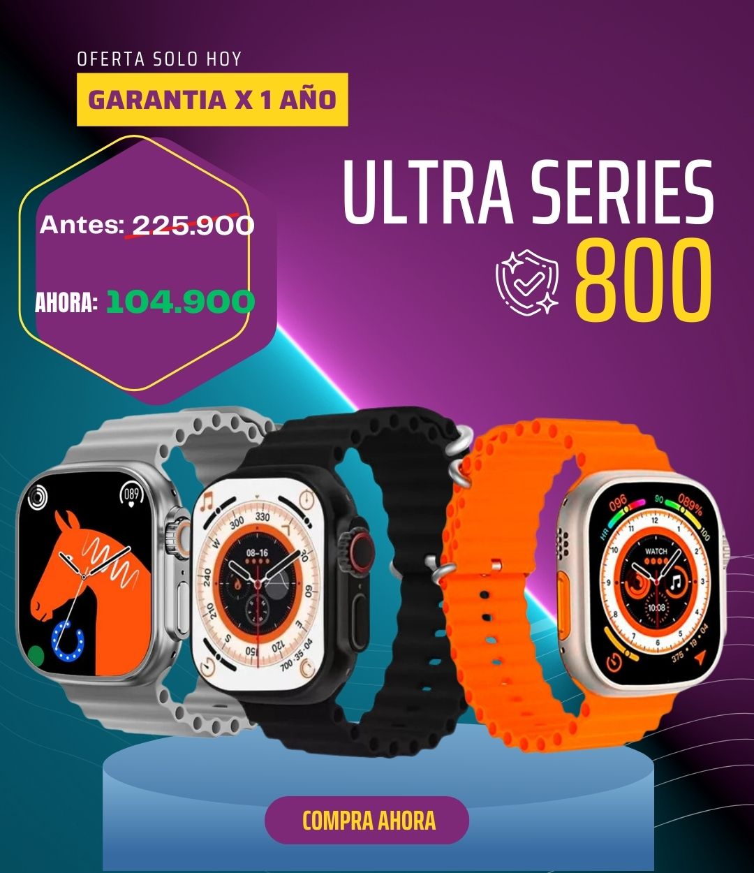 SMARTWATCH Serie 8 ULTRA ¡EN TENDENCIA!