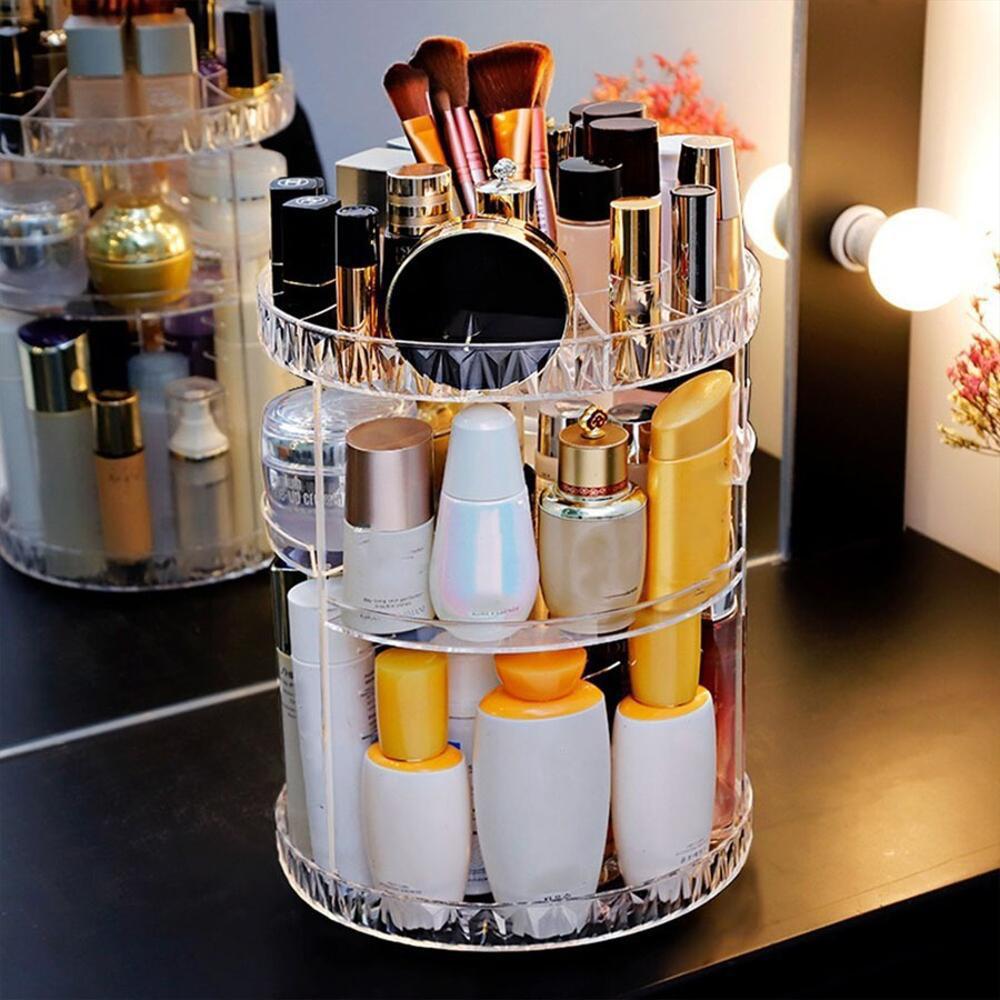 ORGANIZADOR MAQUILLAJE GIRATORIO 360º 💄 ¡EN TENDENCIA!